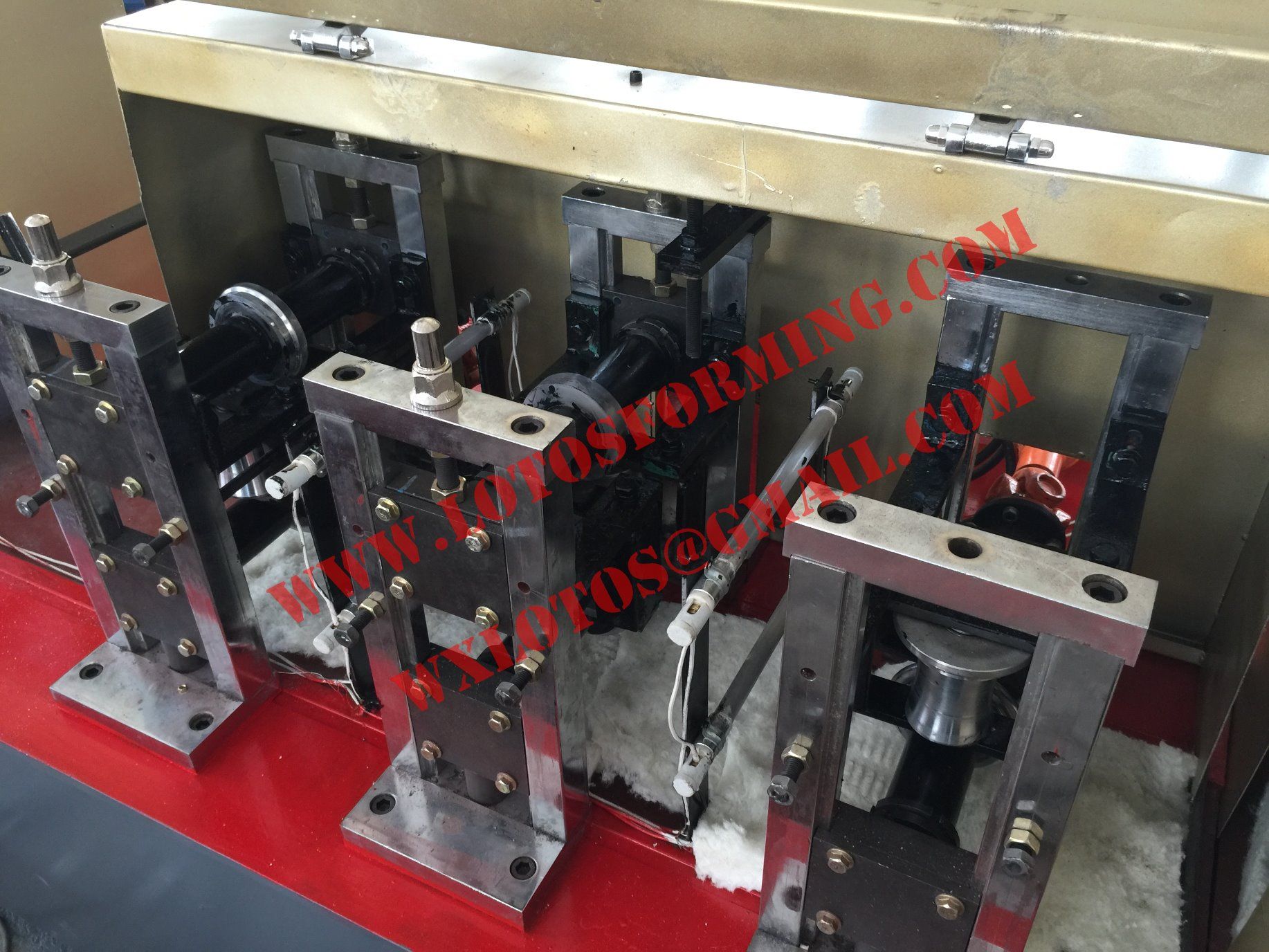 PU Foam Window & Door Shutter Roll Forming Machine 44mm